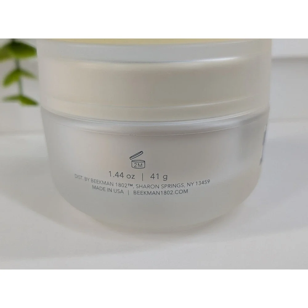 NEW😍Beekman 1802 Buttermilk Makeup Melting Cleansing Balm 1.44 oz/4g Jar